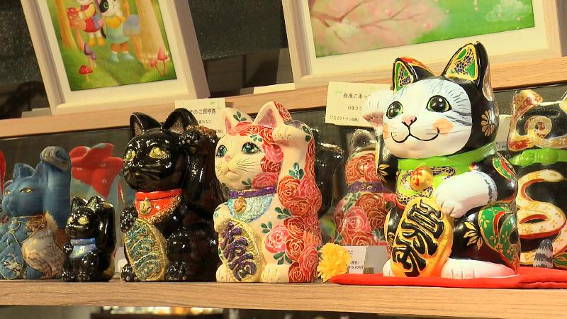 縁起物の招き猫