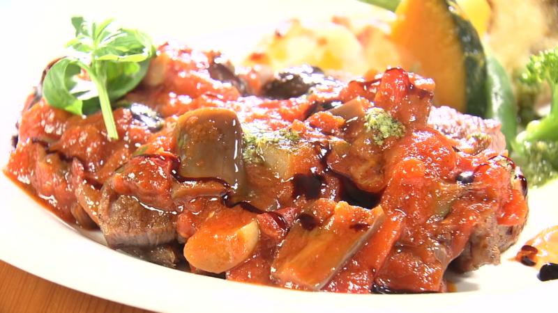 国産豚肉のグリエ・ラタトゥイユソース(ランチ・1800円)