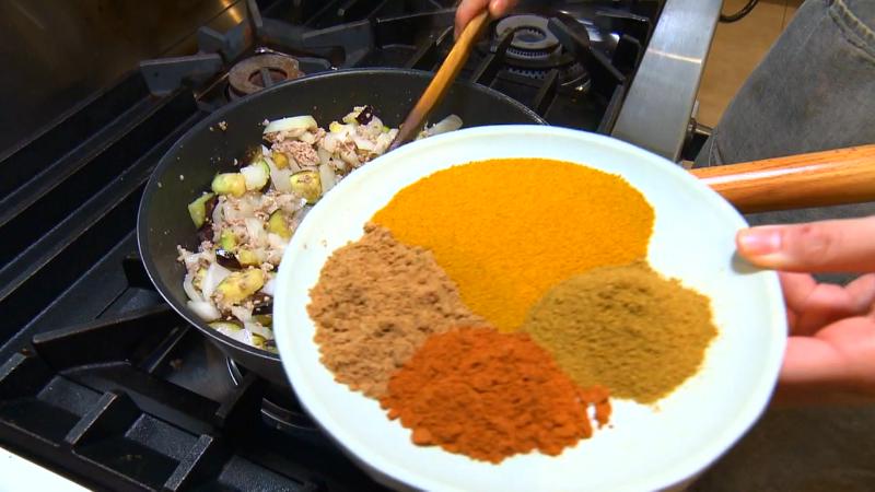 ドライカレーに使用しているスパイス