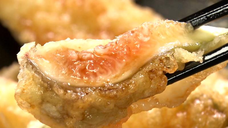 イチジクの天ぷら