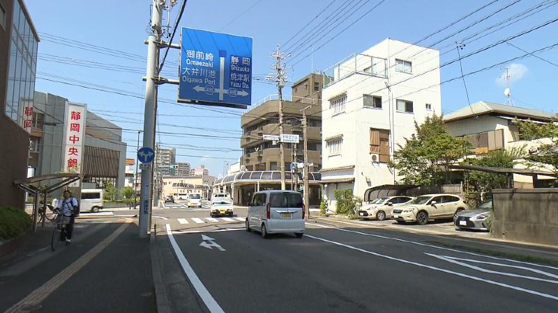 静岡県焼津市の街並み