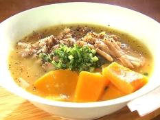 リピ塩かぼちゃラーメン(1200円)