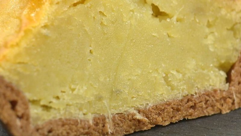 スイートポテトの断面