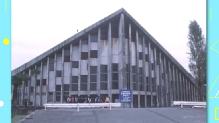 駿府会館の当時の映像