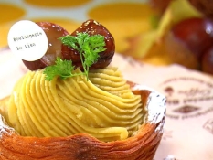 栗のモンブランのデニッシュ(580円)