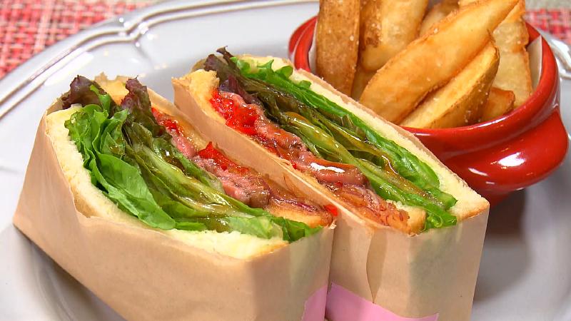 ローストビーフサンド(1800円)