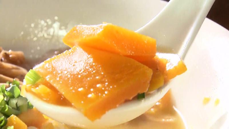 トッピングのカボチャ