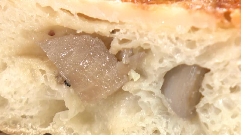 レンコンとパリパリチーズ断面