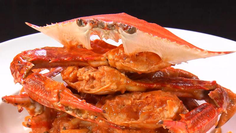 渡り蟹のトマトクリーム(1650円)