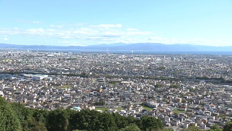 富士市の俯瞰