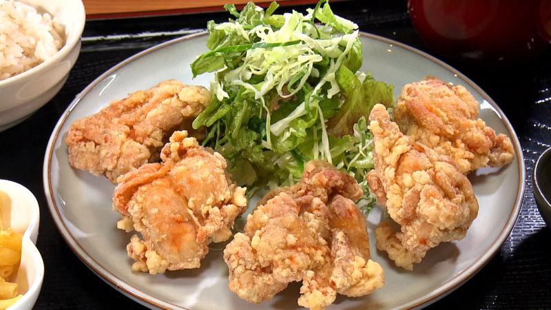 唐揚げ定食(1000円)