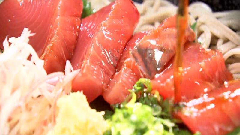 カツオそば(1250円)