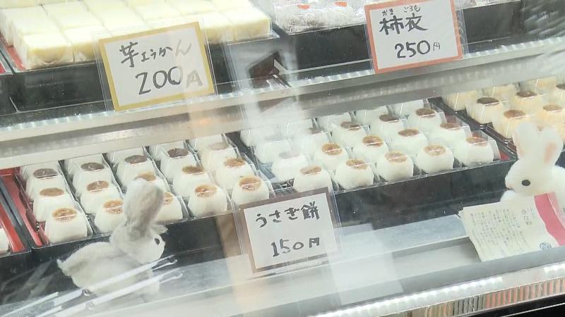 店内のショーケース