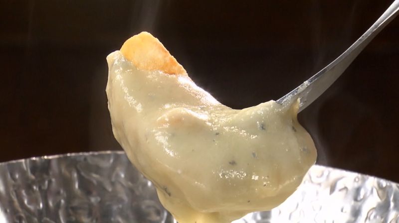 ジャガイモのチーズフォンデュ