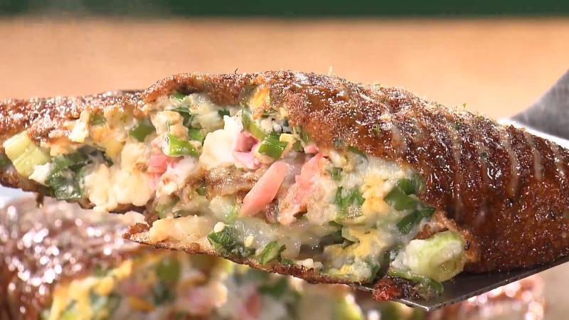 サービスランチ(850円)のお好み焼き