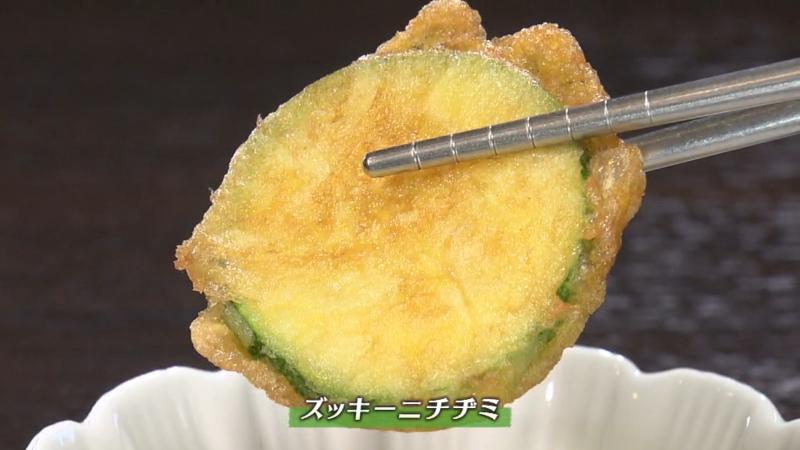 ズッキーニチヂミ