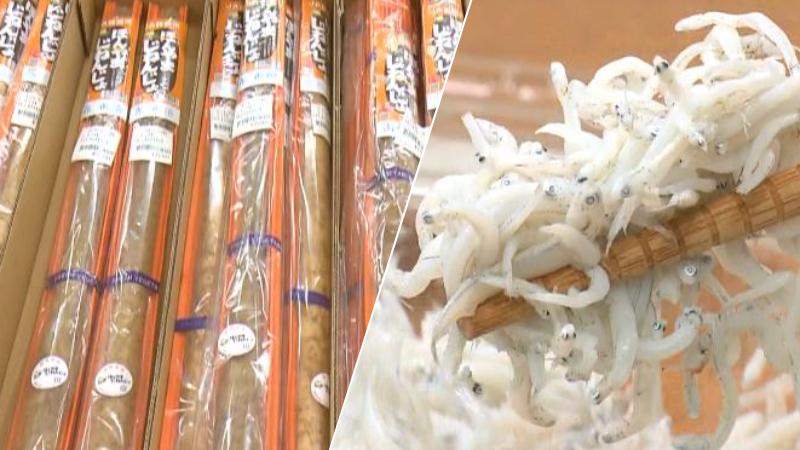 自然薯と釜揚げシラス