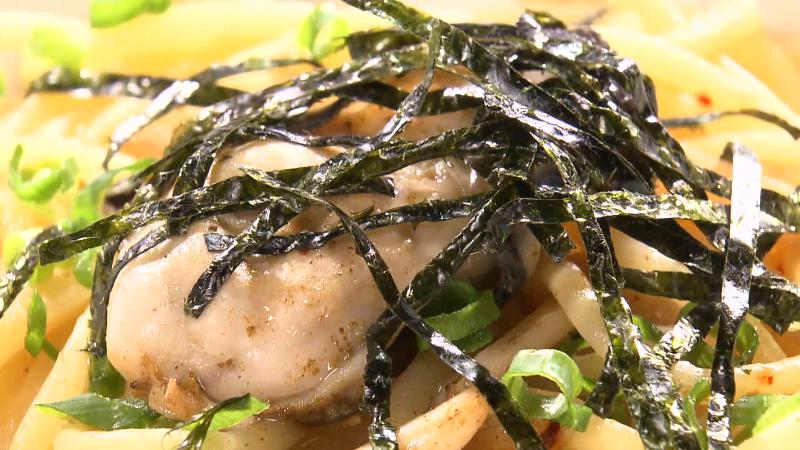 牡蠣と茸の和風ガリバタペペ