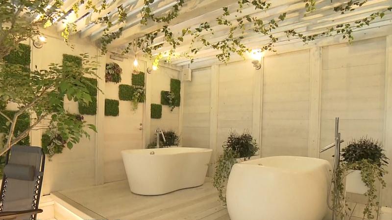 Plant White・白とグリーンで彩った開放感のある空間