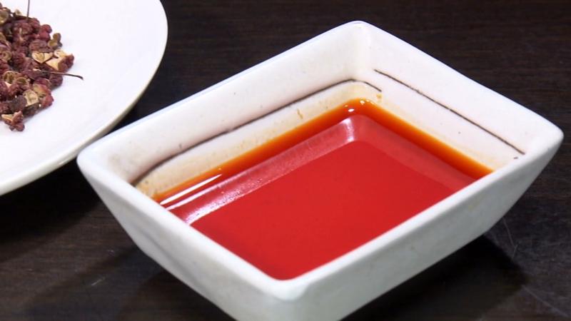 麻婆豆腐に使用しているラー油