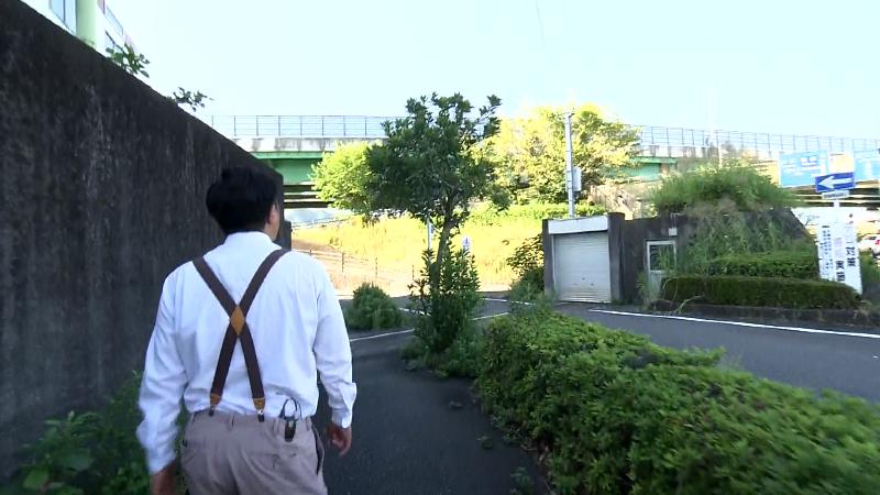 清静バイパスの近くで発見