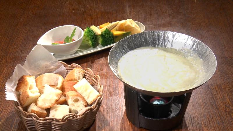 チーズフォンデュ