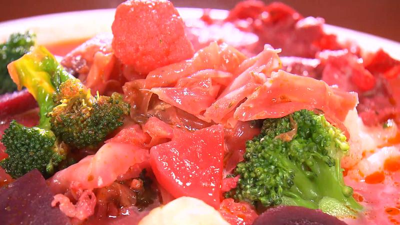 三島野菜のボルシチ(1760円)