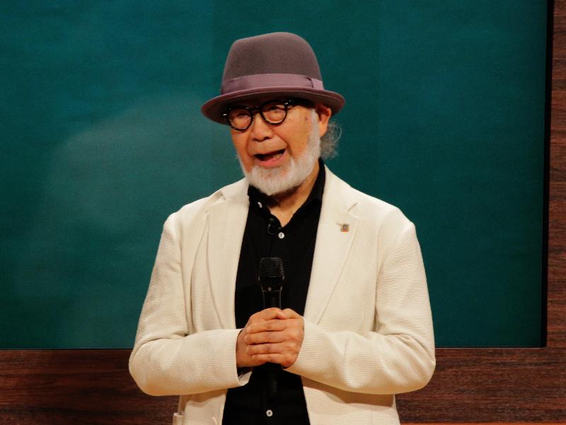 テレビ寺子屋で講演を行う医師・作家の鎌田實さん