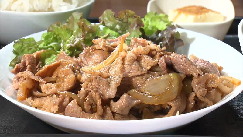 豚肉しょうが焼定食(1000円)