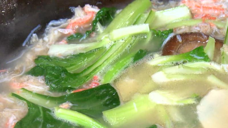 海鮮あんかけおこげ(ランチセット・1650円)