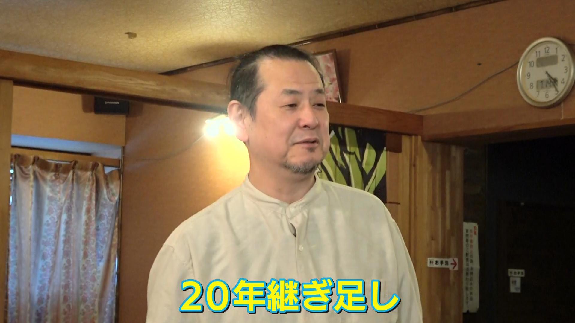 店主の川村さん「煮汁は20年継ぎ足し」