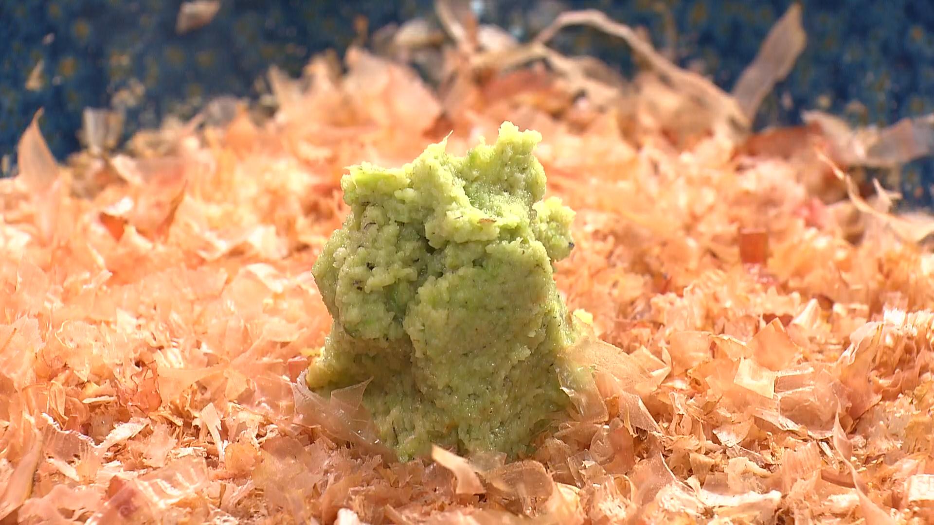 わさび丼のワサビ