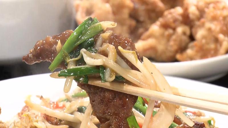 レバニラ定食(1350円)