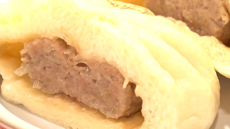 豚まんの断面