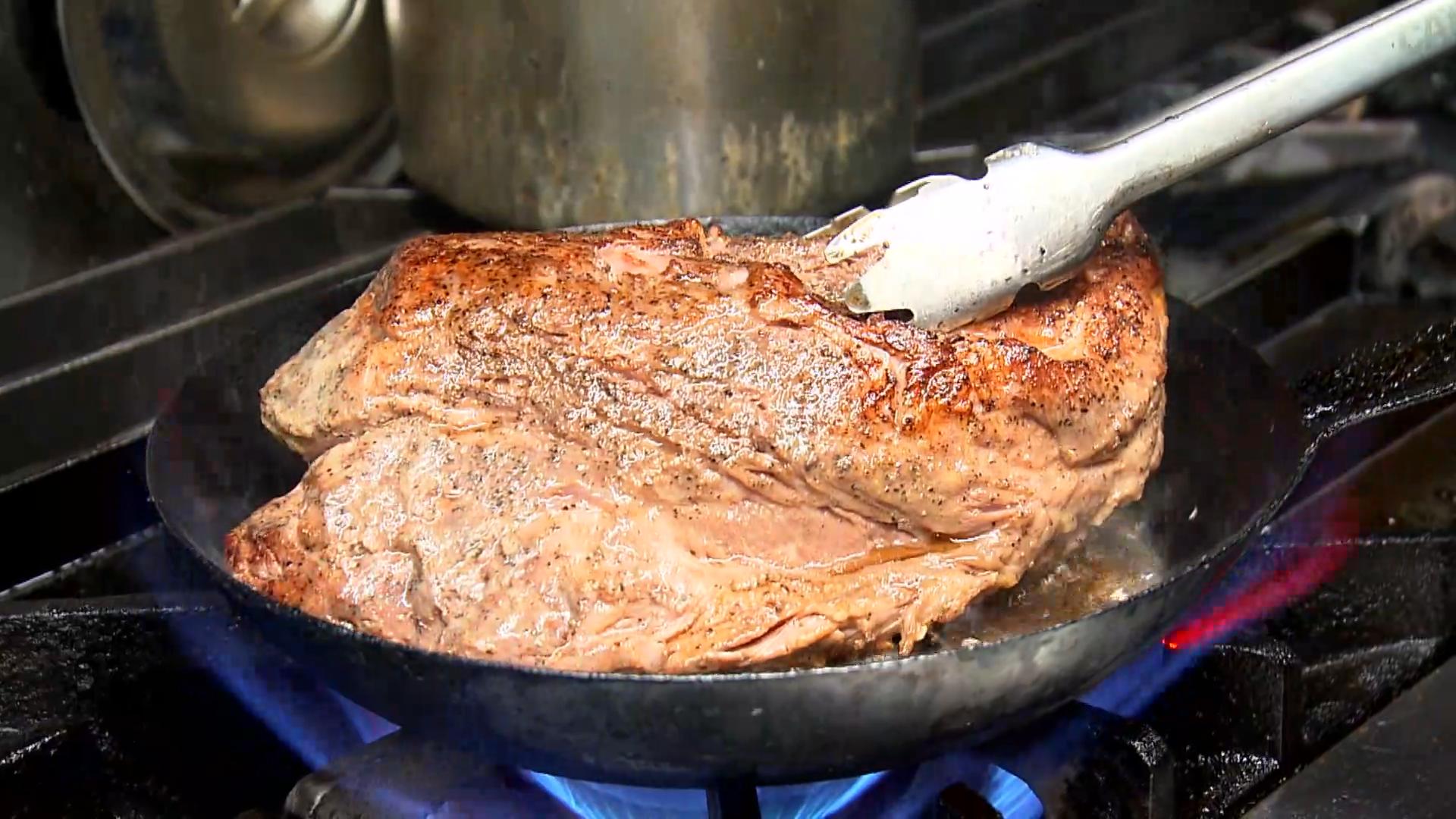 フライパンで焼く