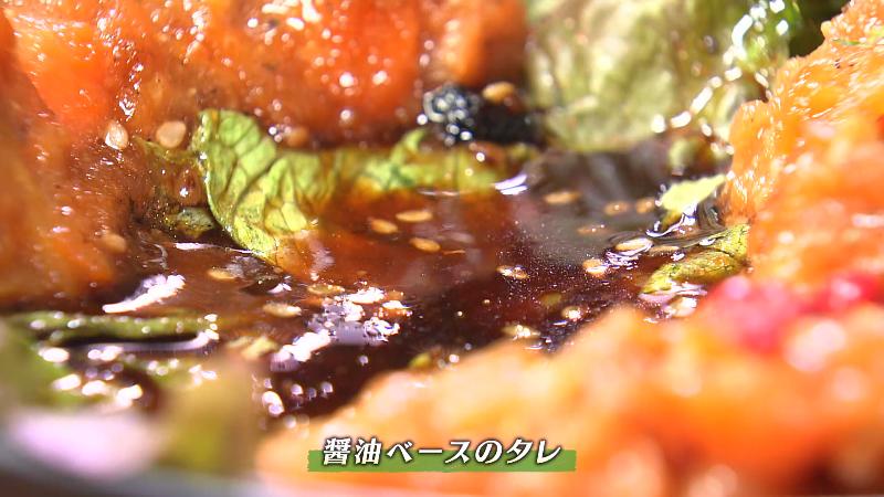 しょうゆベースのタレ