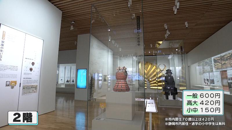 静岡市歴史博物館2階