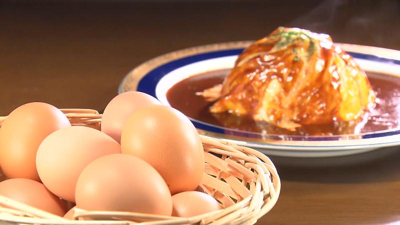 「けさたま」と特製デミオム