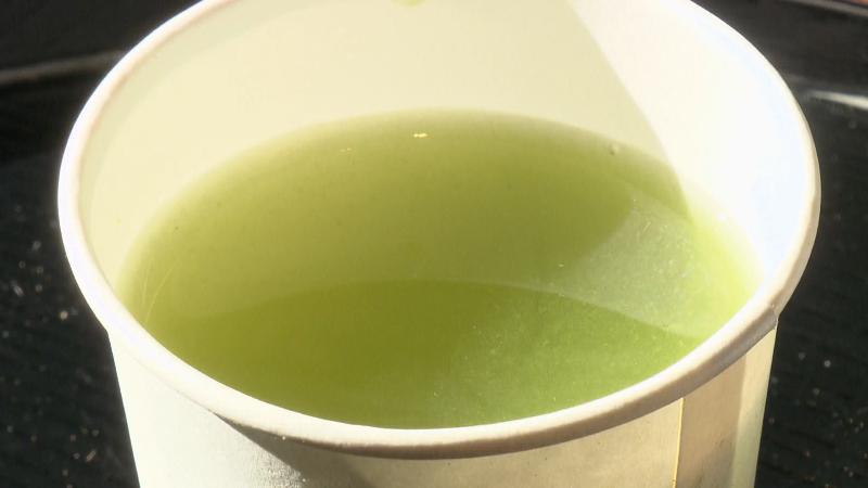 お茶の試飲サービス