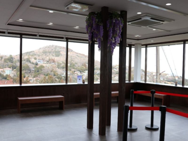 店内のイートインスペース