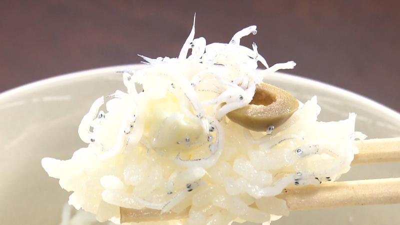 オリーブオイルかけご飯