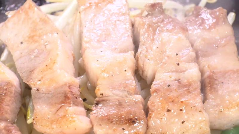 ルイビ豚野菜焼き(1650円)