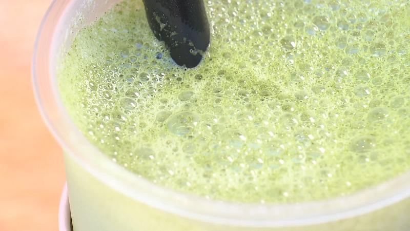 matchもくもく抹茶ラテ・温(880円)