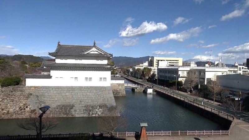 静岡市歴史博物館の3階からの眺め