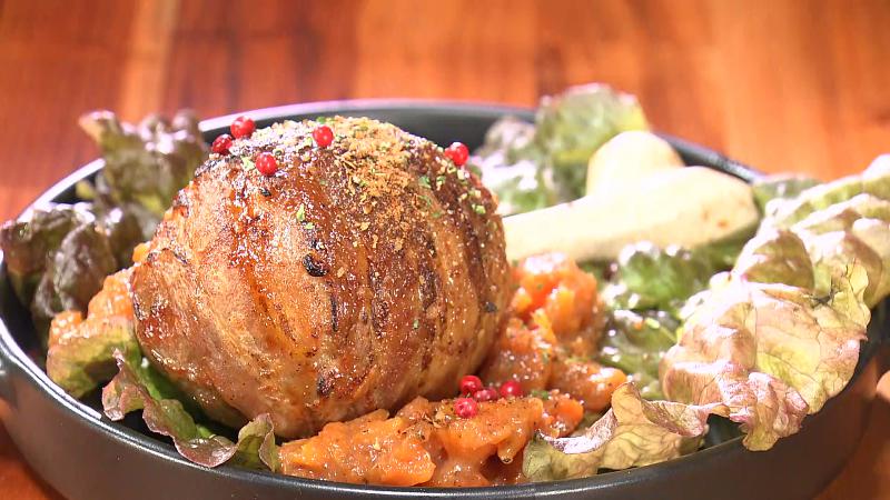 THE マンガ肉とドラゴンキャロットのマッシュフレア(1580円)