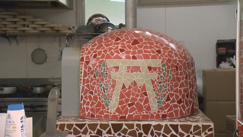 ことまちカフェテリアのピザ窯