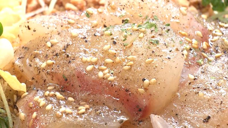 まんがん名物・タイぱっちょ(1100円)