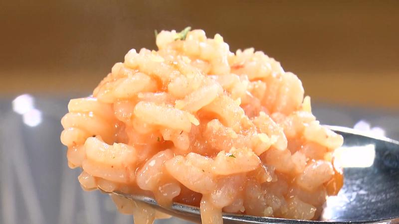 残ったスープで作るリゾット