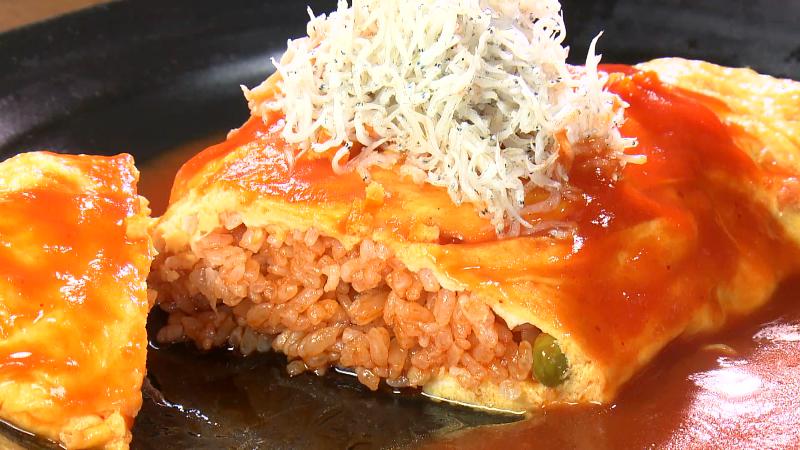 遠州春彩オムライス(1500円)※2026年4月中旬まで