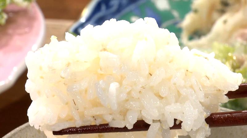 自家栽培米「にじのきらめき」